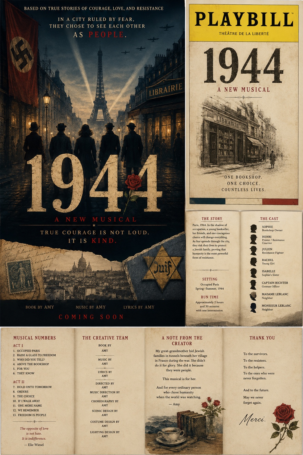 1944: The Musical original development concept poster